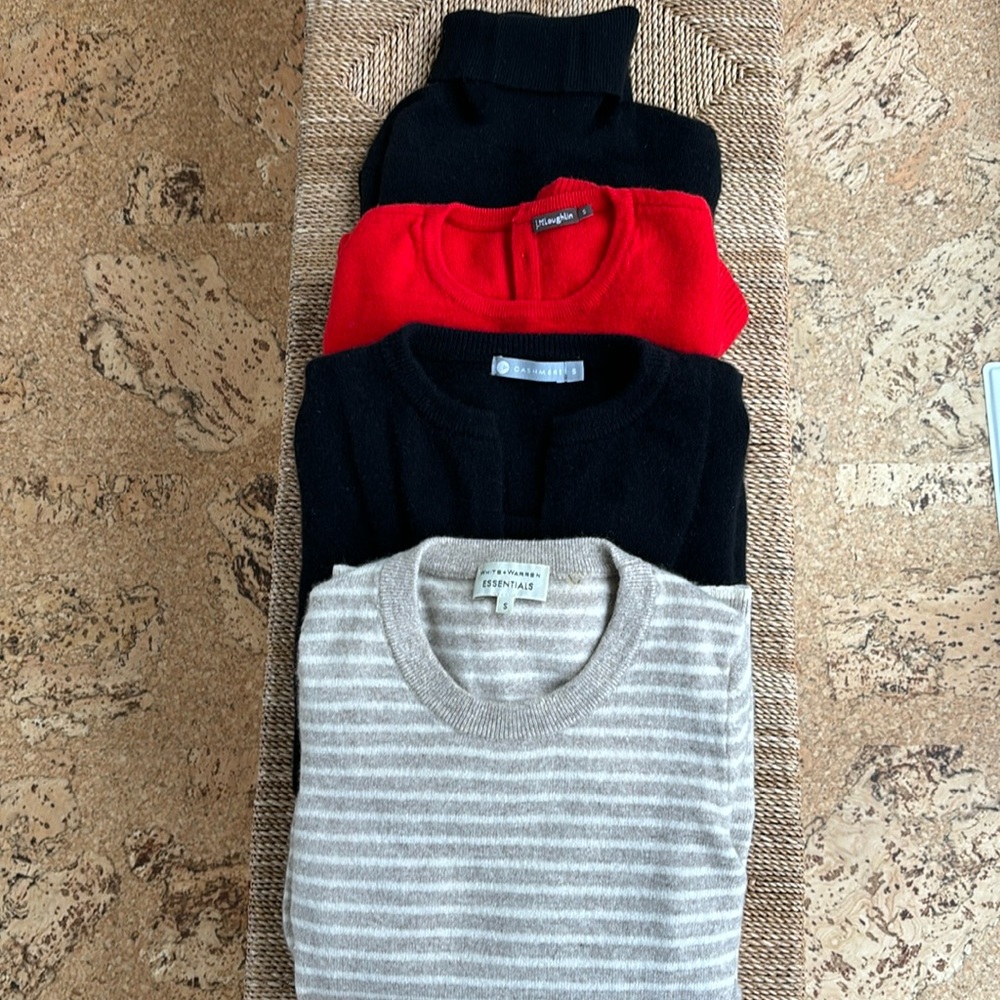White + Warren Cashmere sweater size small